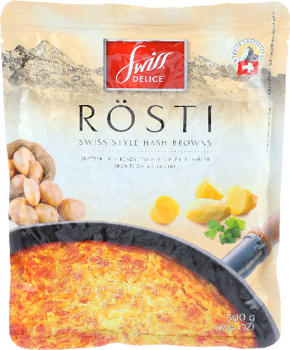 SWISS DELICE HASH BROWNS ROSTI - 17.6 OZ
