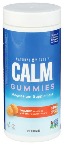 Natural Vitality Calm Orange Gummies, 120 PC.