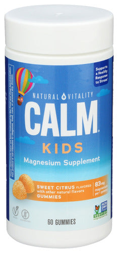 Natural Vitality Kids Calm Gummy Citrus, 60 PC.
