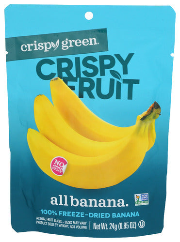 Crispy Green 
Banana Dried Sngl Srv, 0.85 OZ.