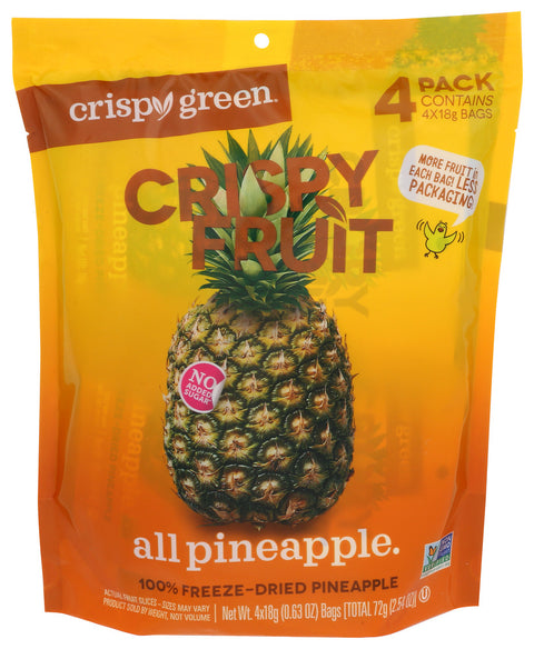 Crispy Green 
Pineapple Dried, 2.54 OZ.