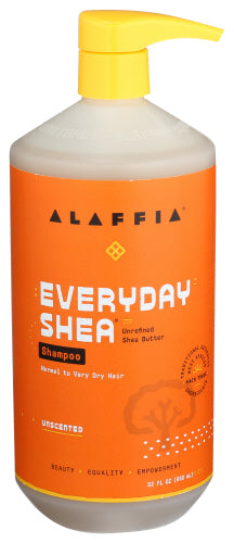 Alaffia 
Shampoo Shea Unscented, 32 FO.