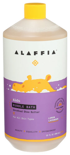 Alaffia 
Bath Bubble Shea Lemn Lav, 32 FO.