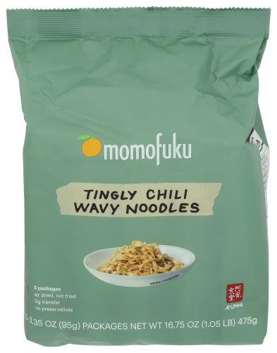 MOMOFUKU NOODLES TINGLY CHILI - 16.75 OZ