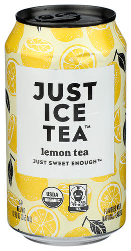 JUST ICE TEA TEA BLACK LEMON ORG RTD - 12 FO