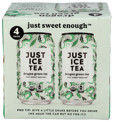 JUST ICE TEA TEA GREEN DRAGON ORG 4PK - 48 FO