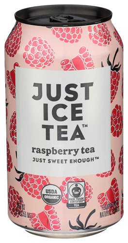 JUST ICE TEA TEA BLK RASPBRRY ORG RTD - 12 FO
