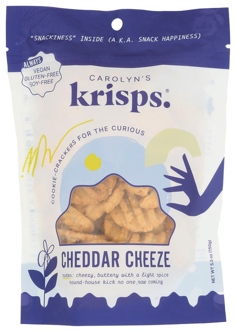 Carolyns Krisps 
Krisps Cheddar, 5.3 OZ.