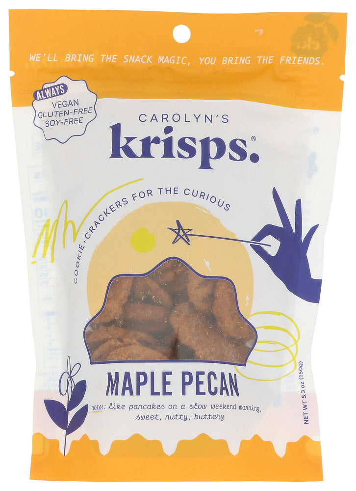Carolyns Krisps 
Krisps Maple Pecan, 5.3 OZ.