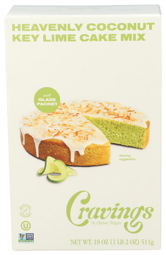 Cravings By Chrissy Teigen 
Mix Cke Mffn Ccnt Ky Lme, 18 OZ.