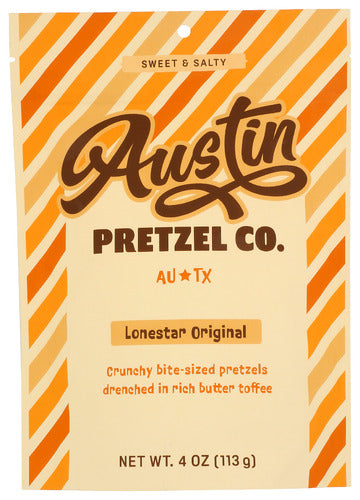 Austin Pretzel Co 
Pretzels Lonestar Orgnal, 4 OZ.