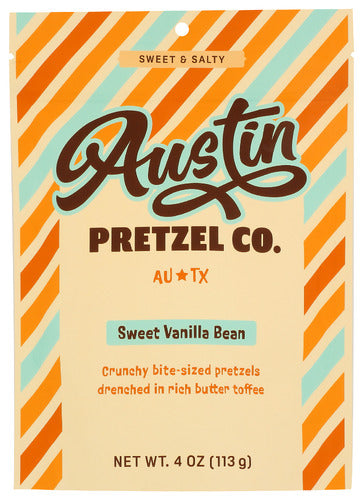 Austin Pretzel Co 
Pretzels Sweet Vnla Bean, 4 OZ.