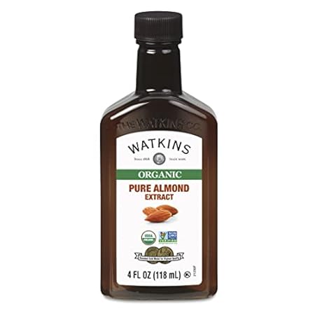 Watkins Organic Pure Almond Extract, 4 oz. Bottle, 3-Pack
