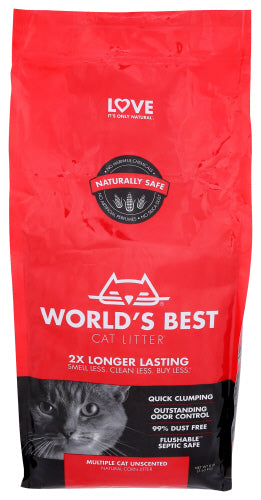 WORLDS BEST CAT LITTER LITTER MULTI CAT CLUMPING - 8 LB