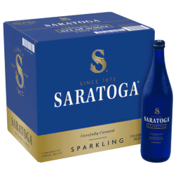 Saratoga® Sparkling Spring Water 28 Fl Oz Glass Bottle (12 Pack)