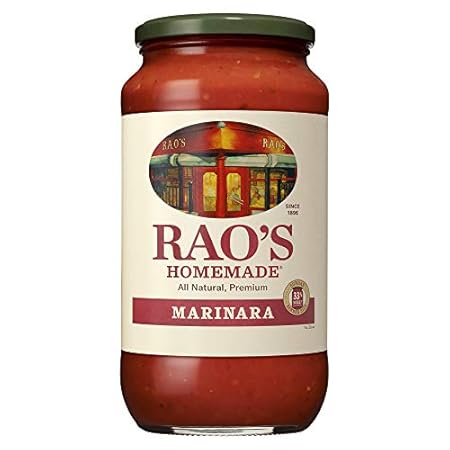 Rao's Homemade Marinara, 32 oz, Tomato Sauce, All Purpose, Keto Friendly Pasta Sauce, Premium Quality, Tomatoes from Italy and Olive Oil