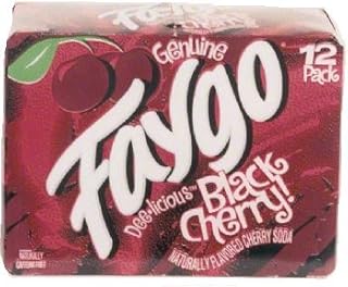 Faygo black cherry flavor soda, 12-pack 12-fl. oz....