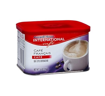 Maxwell House International Cafe Francais Café, 7.6 oz Tub (Pack of 8)