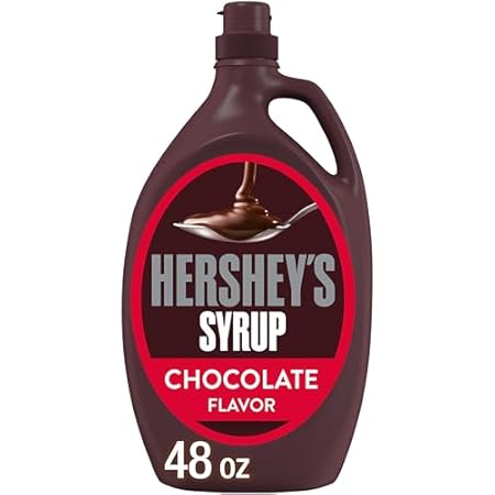 HERSHEY'S Chocolate Syrup Bulk Bottle, 48 oz