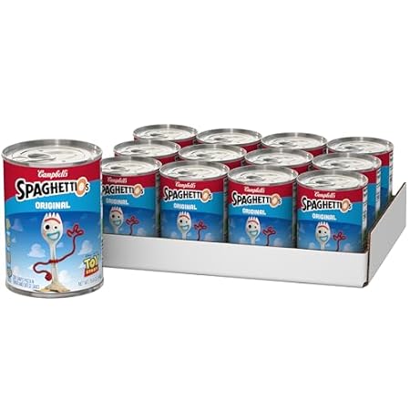 SpaghettiOs Original Toy Story Shapes Canned Pasta, 15.8 oz Can (12 Pack)