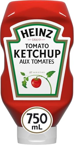 Heinz Tomato Ketchup, 750mL/25oz., Bottle, {Imported from Canada}