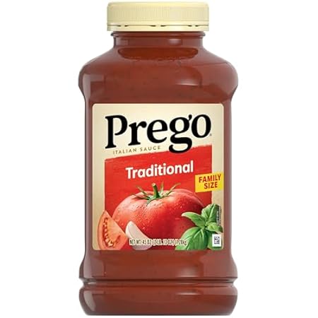 Prego Traditional Pasta Sauce, 45 oz Jar