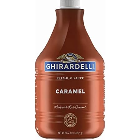 Ghirardelli Chocolate Company Caramel Sauce Pump Bottle, 87.3 oz (Pack of 1)