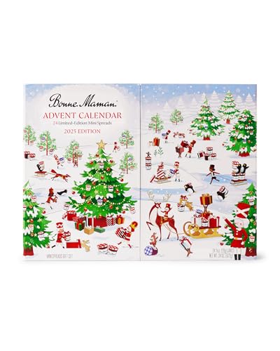 Bonne Maman 2025 Limited Run Edition Advent Calendar, 24 Mini Spreads