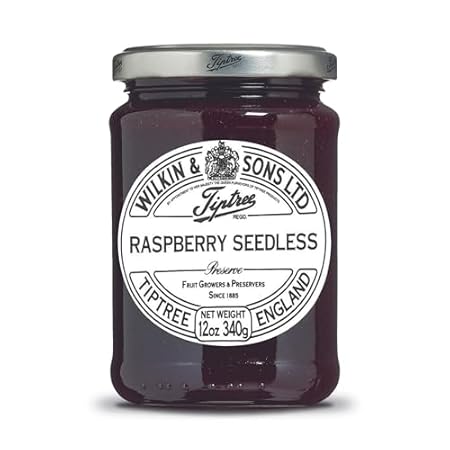 Tiptree Raspberry Seedless Preserve, 12 Ounce Jar