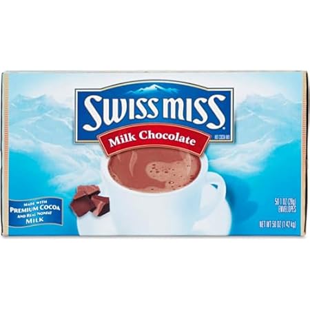 Swiss Miss Hot Cocoa Mix, Regular (SWM47491) (2 Pack 50 Packets/Box)