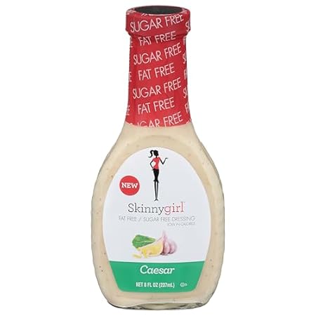 Skinnygirl Sugar Free Gluten Free Salad Dressing, Caesar, 8 Ounce