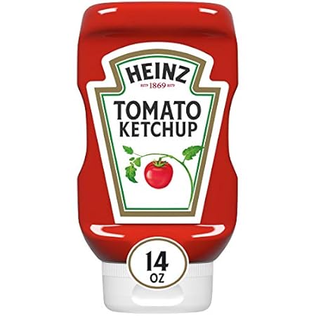 Heinz Tomato Ketchup (14oz Bottles, Pack of 8)