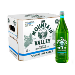 Mountain Valley Sparkling Water 750 ml (25.3 oz.) Glass Bottle (12 Pack)