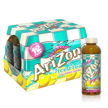 AriZona Lemon Tea - 16 Fl Oz (Pack of 12)