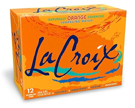 LaCroix Sparkling Water, Orange, 12 Fl Oz (pack of 12)