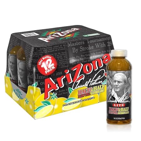 AriZona Arnold Palmer Half and Half - 16 Fl Oz (Pack of 12)