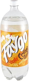 Faygo vanilla cream soda, 2-liter plastic bottle