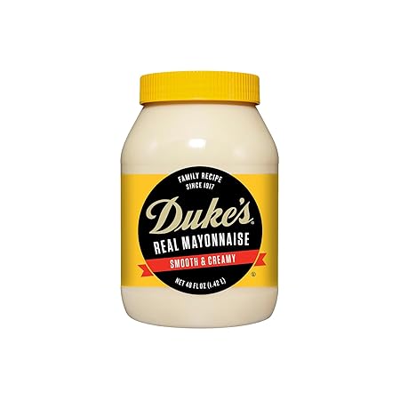 Duke’s Real Mayonnaise Jar – Original Smooth & Creamy Taste, 48 Ounce (Pack of 1)