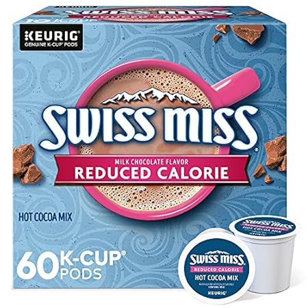 Swiss Miss Reduced Calorie Hot Cocoa, 60 Count (6 Packs of 10)