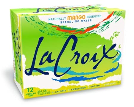 LaCroix Sparkling Water, Mango, 12 Fl Oz (pack of 12)