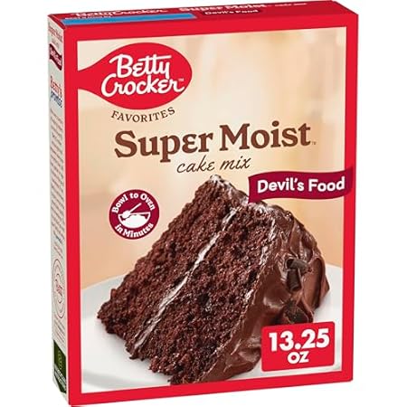 Betty Crocker Favorites Super Moist Devil’s Food Cake Mix, 13.25 oz