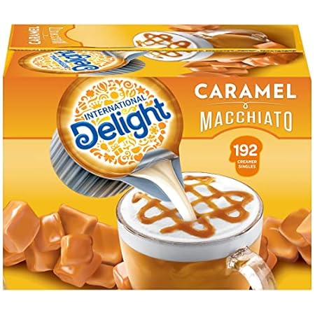 International Delight Coffee Creamer Singles, Caramel Macchiato, 192 Count