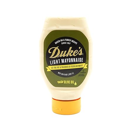Duke’s Light Mayonnaise with Olive Oil Blend - Smooth & Creamy, 18 Ounce (Pack of 1)