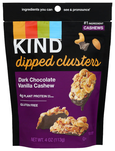KIND NUT CLUSTR DKCH VNLA CHSW - 4 OZ