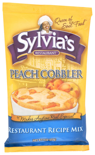 SYLVIAS MIX COBBLER PEACH - 9 OZ