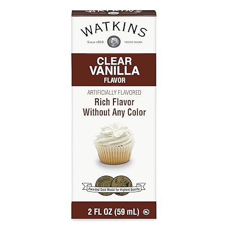 Watkins Clear Vanilla Flavor, 2 Fl. Oz. (Pack of 12) (Packaging may vary)