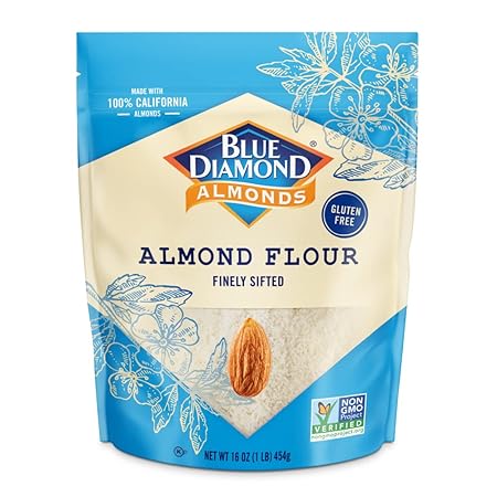 Blue Diamond Almonds, Almond Flour, Gluten Free, Blanched, Finely Sifted, 1 Lb