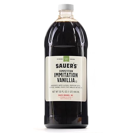 Sauer's Competition Imitation Vanilla, 1 Quart (Pack of 1)