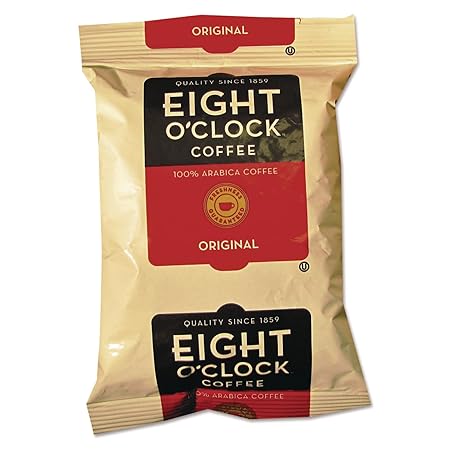 Eight O'Clock 320840 Regular Ground Coffee Fraction Packs, Original, 2oz, 42/Carton