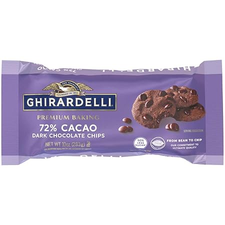 Ghirardelli Chips, 72% Cacoa Dark Chocolate, 12 Count